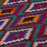 Anatolian handmade kilim rug 184 cm x 136 cm