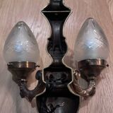 Paire d'appliques murales antiques de style Rococo