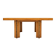Wooden Quatour Table attributed to Carlo Scarpa for Gavina, Italy, 1973