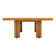 Wooden Quatour Table attributed to Carlo Scarpa for Gavina, Italy, 1973