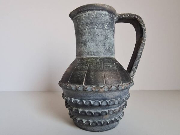 Vase en terre cuite de l'artiste espagnol Joaquim Almeda Ferre / 1970 / céramique / vintage / Mid-Century / XXème siècle