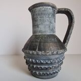 Terracotta vase by Spanish artist Joaquim Almeda Ferre / 1970 / ceramic / vintage / Mid-Century / 20th century