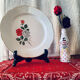 Round dish Luneville Menton collection