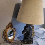 Old mirror in gilded wood - 34x21cm