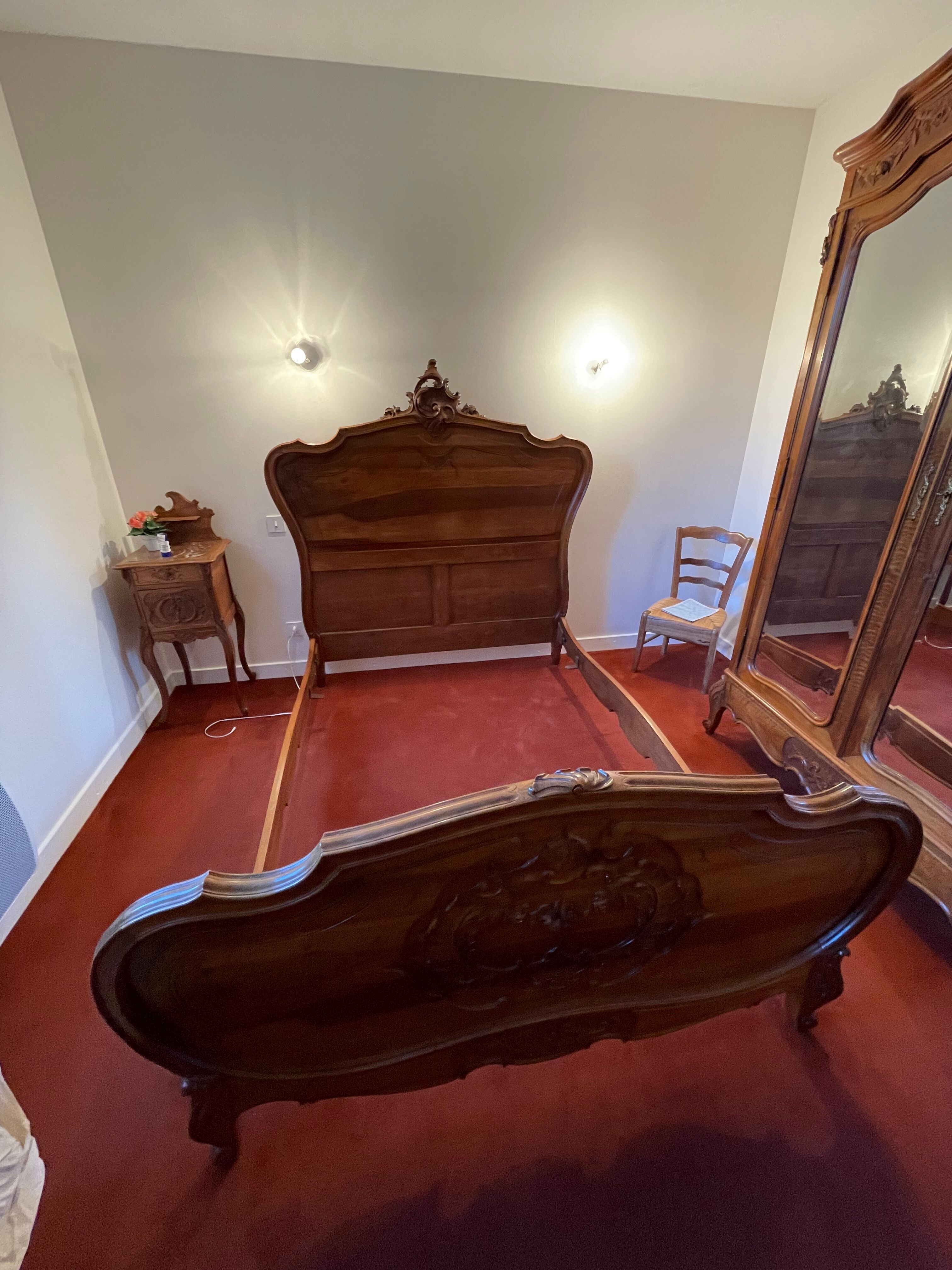 Bed Louis XV Rocaille