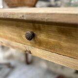 table with vintage drawer