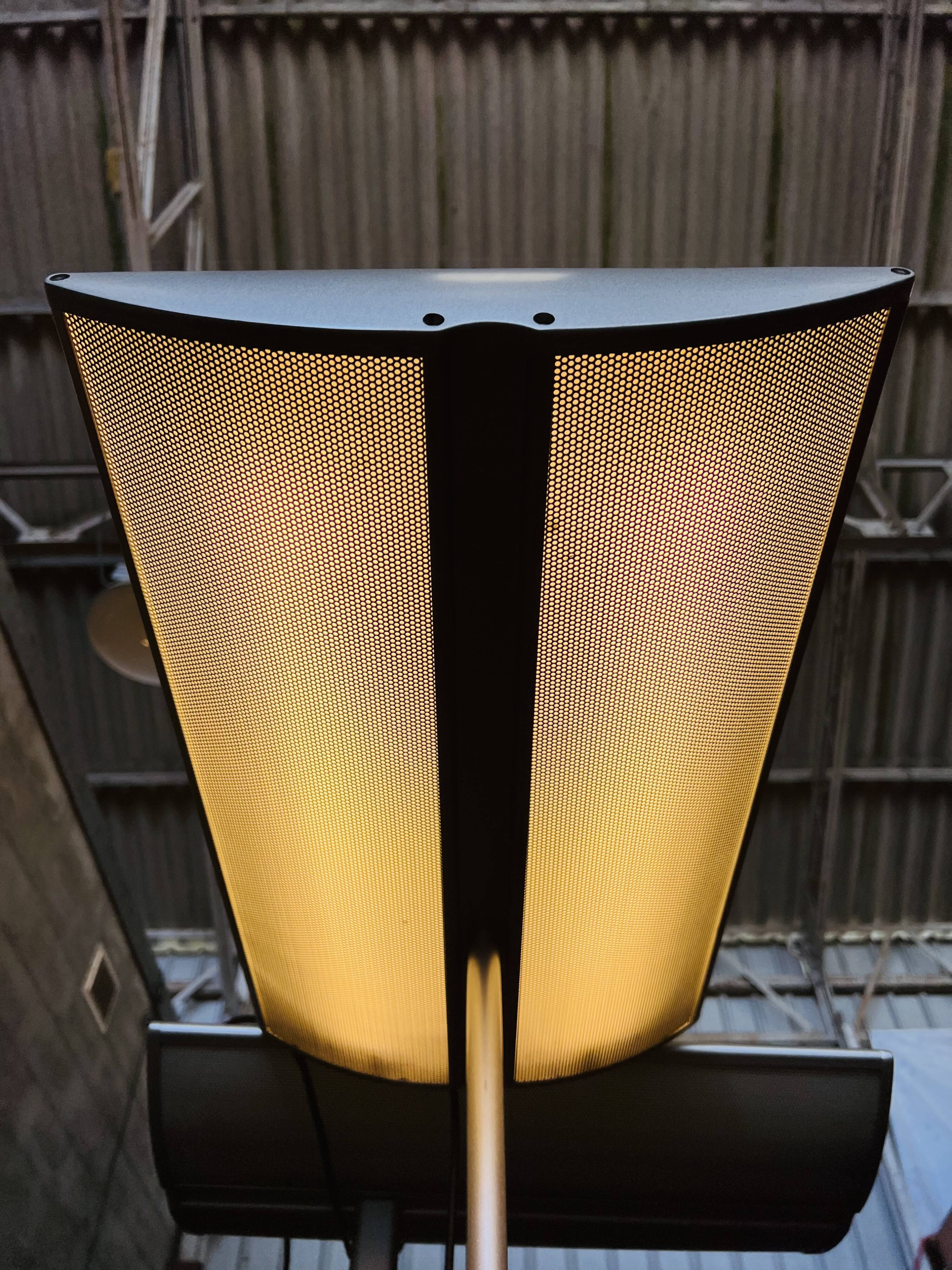 Pair of street lamps