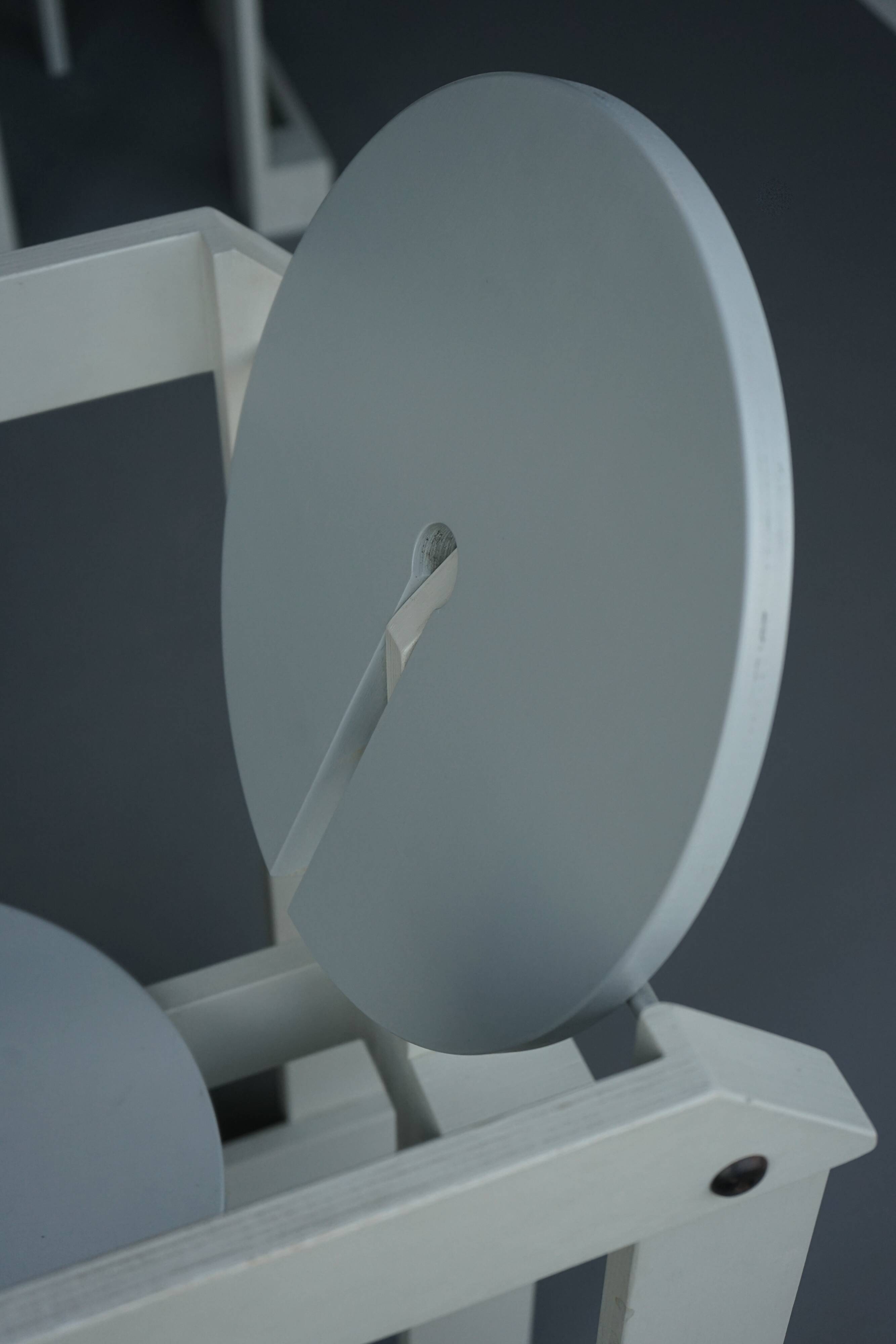 Rare pair of 'Plakhout' Side Chairs by Henk Lampe. 1979