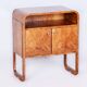 Art Deco Cabinet in Walnut & Veneer, Czech, 1920s