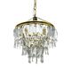Vintage crystal chandelier Lustry Kamenický Šenov, Czechoslovakia 1970s