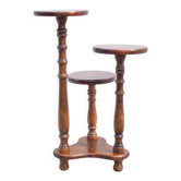 vintage plant holder, plant support 3 trays, wood, harness wood, plant stand, display