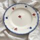 Round earthenware dish Mary Lou, Digoin Sarreguemines vintage