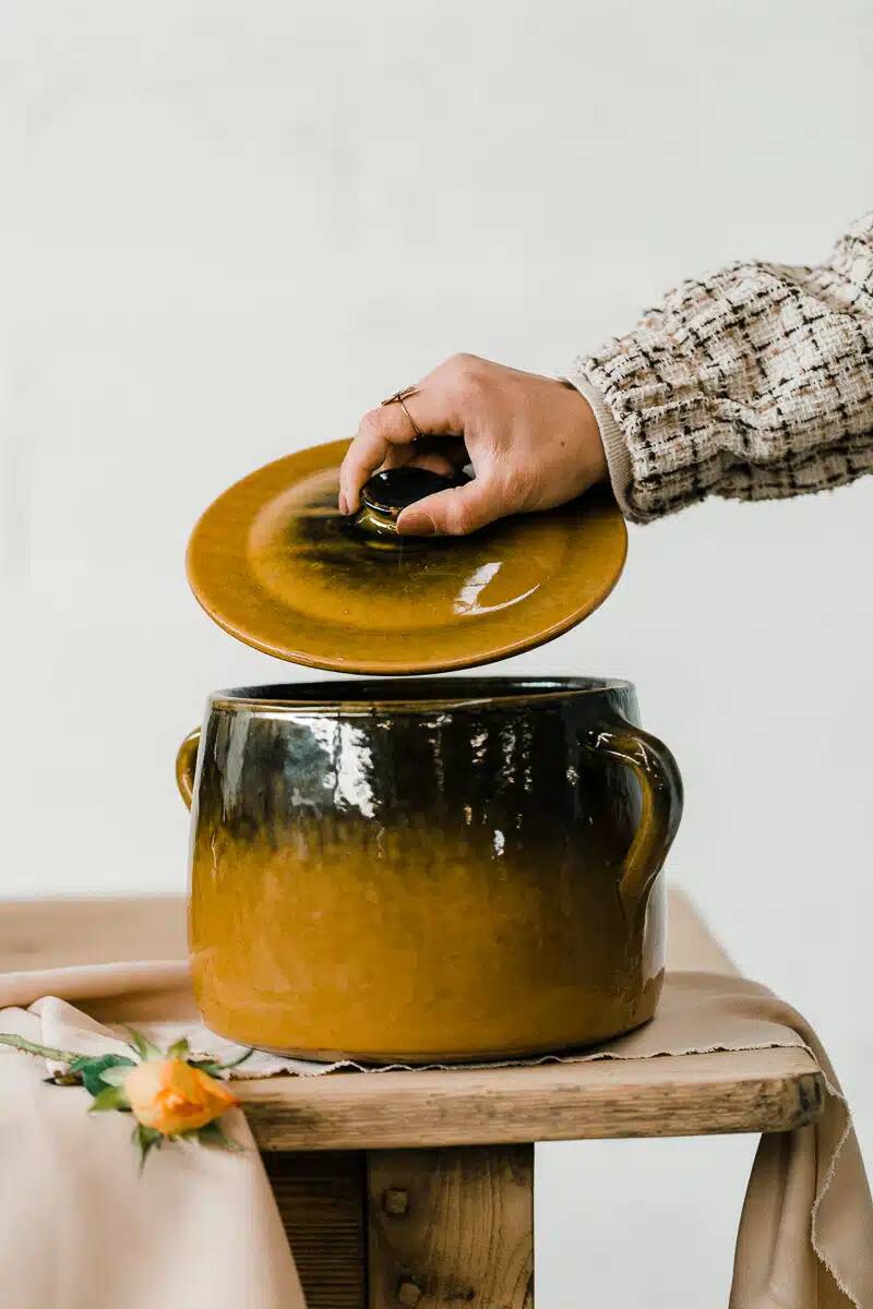 Earthenware soup tureen "Heather"