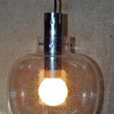 Limburg glass and chrome hanging lamp