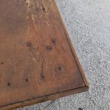 Old rustic farmhouse table 1900 -1m81