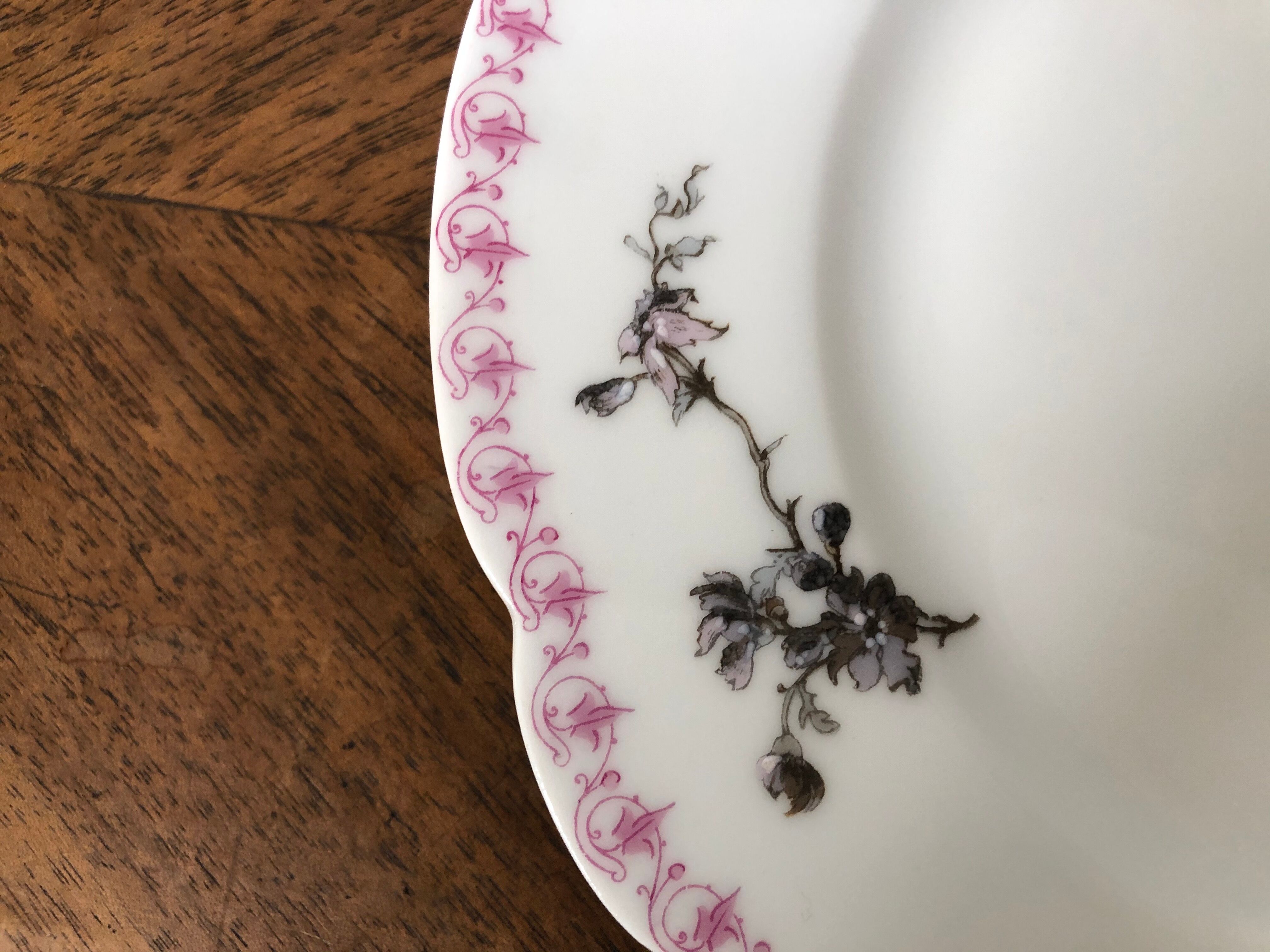 Haviland porcelain dessert plate
