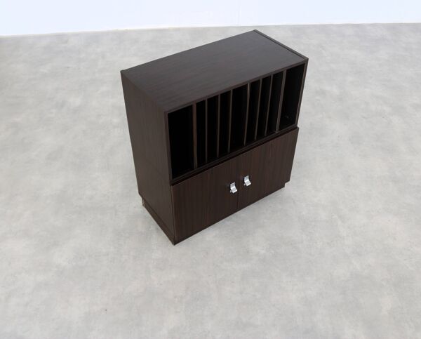 armoire audio vintage   armoire à vinyles   années 80   suédois