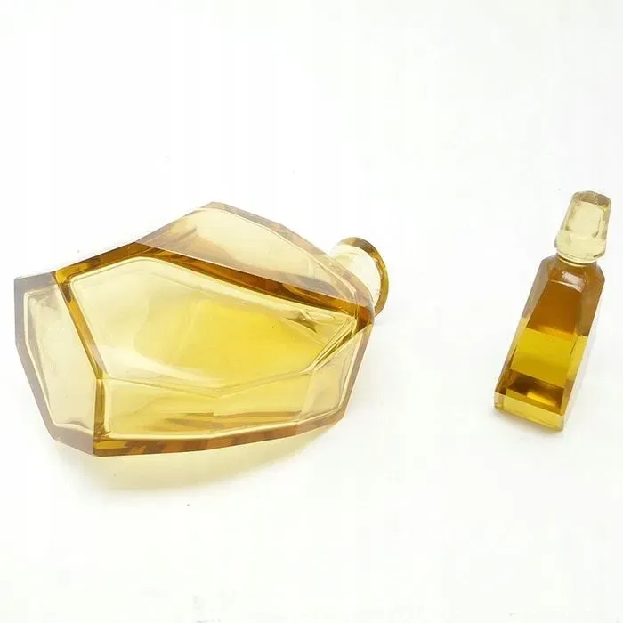 E4H Moser - yellow sensational carafe ART DECO