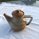 Glazed stoneware teapot