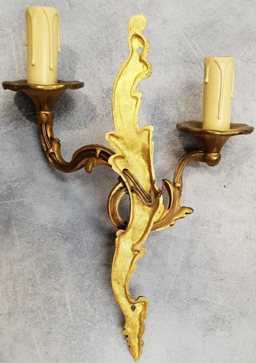 Bronze wall lamps shabby chic