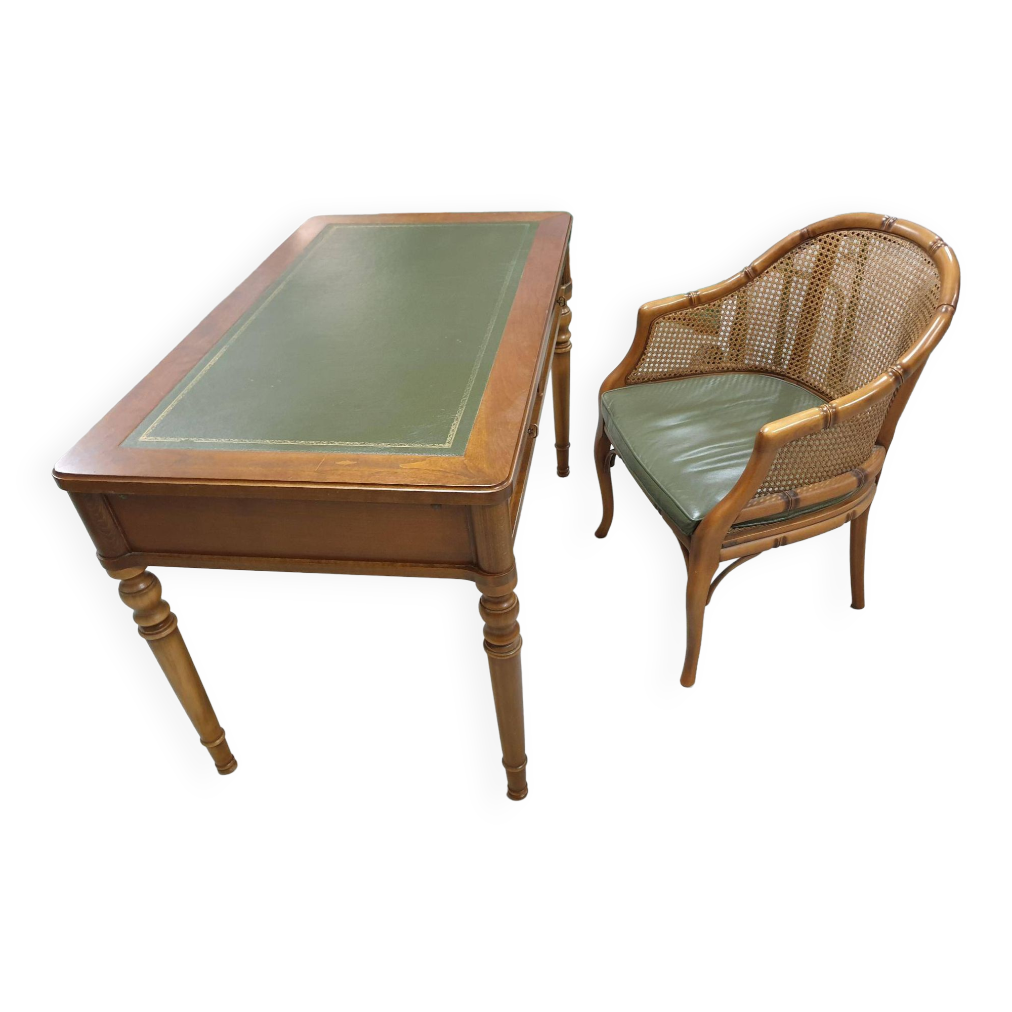 Birk desk and grange brand armchair