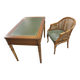 Bureau en merisier et fauteuil marque grange