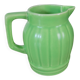 Green ceramic jug