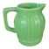 Green ceramic jug