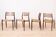 Set of 4 Dining Chairs by Niels Otto Møller, Denmark, 1960s, Model 78