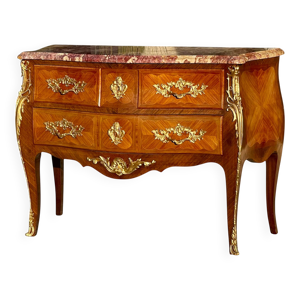 Commode en marqueterie - louis