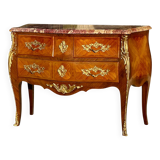 Louis XV Style Marquetry Commode