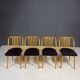 Dining chair set by Antonín Šuman, Czechoslovakia, 1970