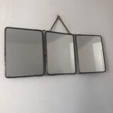 Barber vintage mirror 1930 - 28x69cm