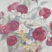 Tableau peinture d'une nature morte avec bouquet de fleurs, années30