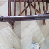 Bamboo and bentwood armchair from the 60s