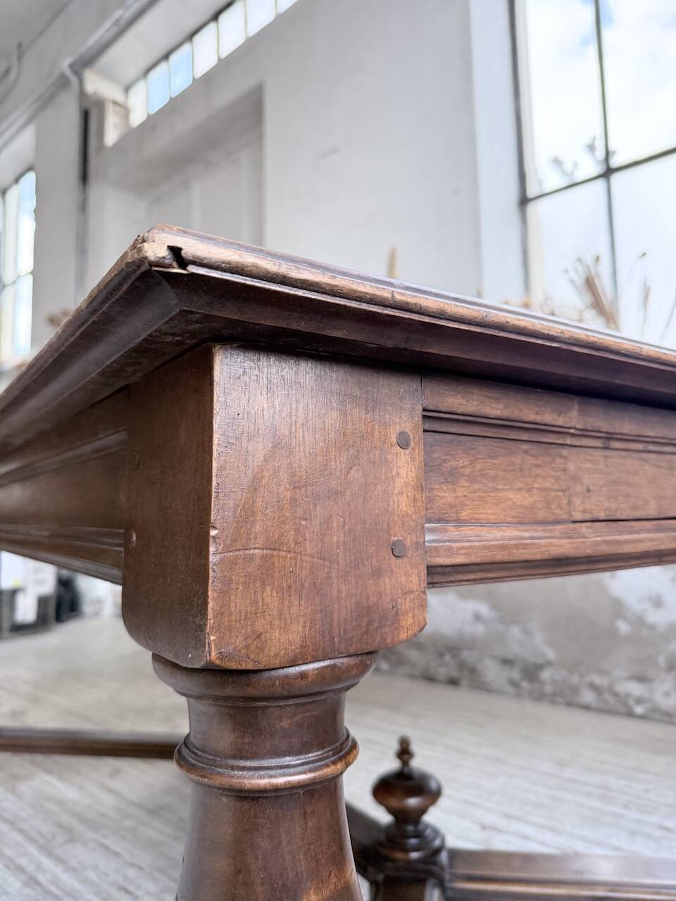 Oak table in Louis XIV style 1900