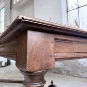 Table chêne style Louis XIV 1900