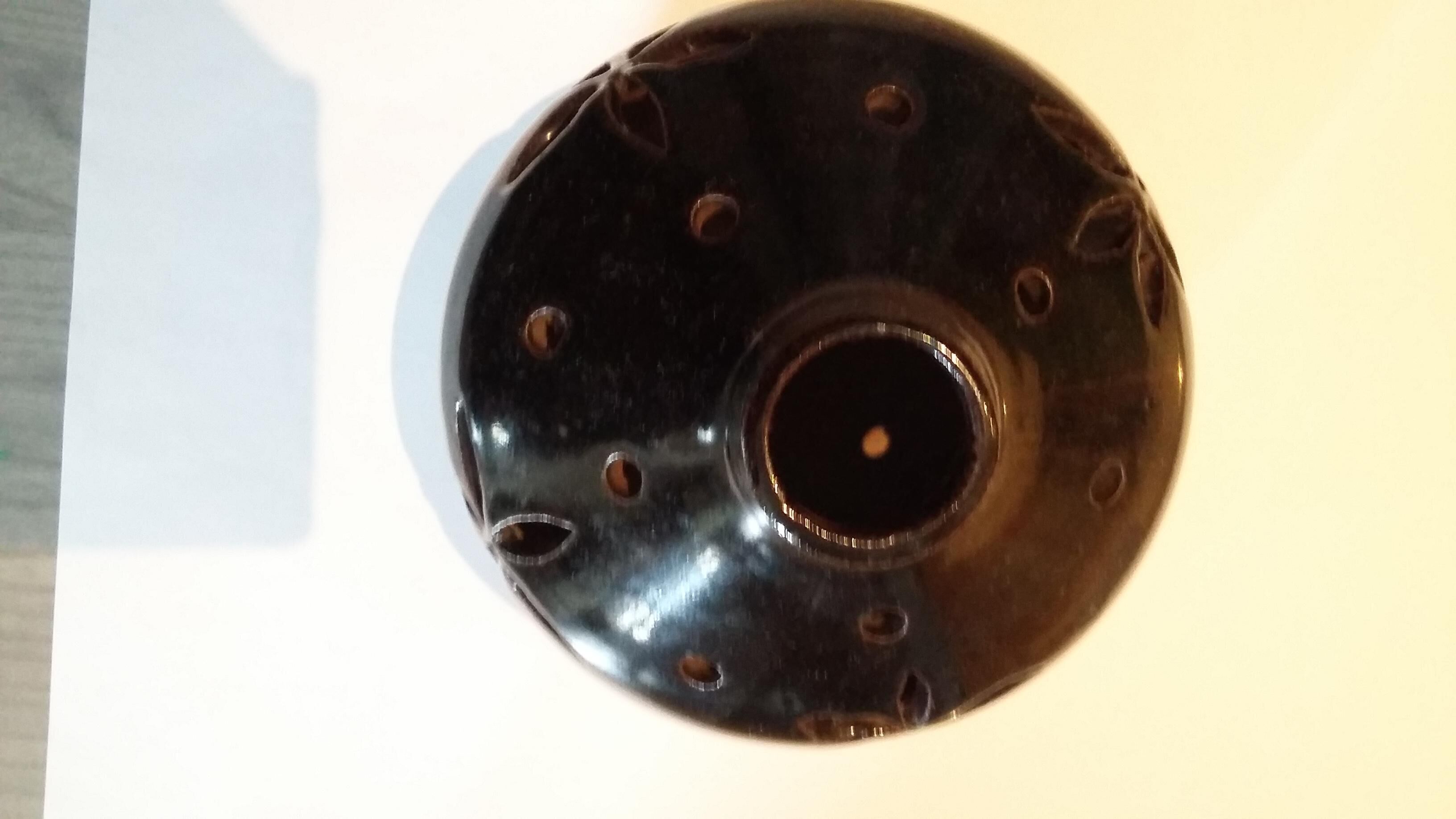 Black candleholder