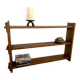 Brutalist wooden shelf