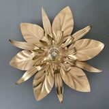 Vintage wall light in gold metal