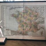 Carte de France vintage
