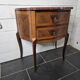 Curved chest of drawers in Louis XV style marquetry