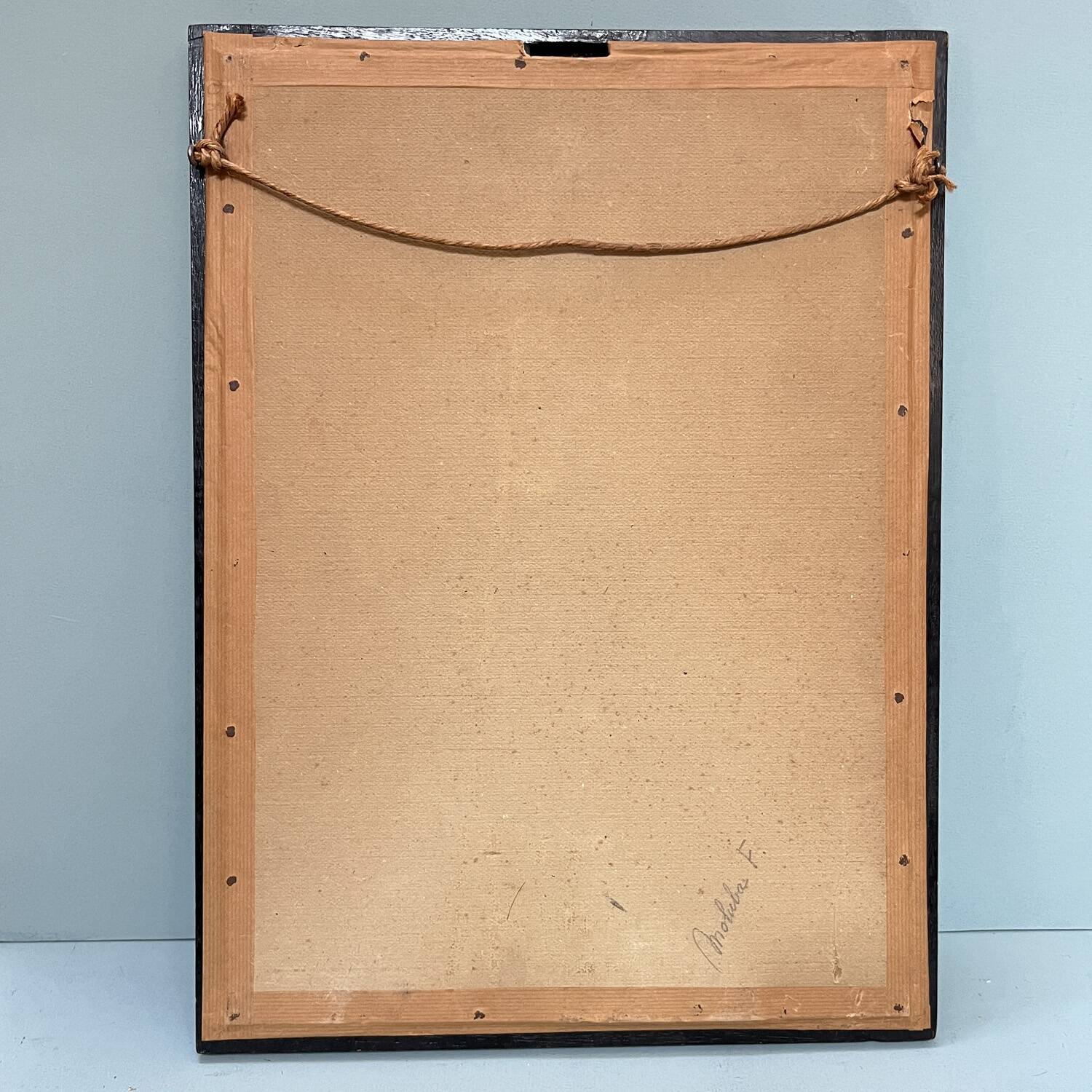 1950s painting "Mopende Woman"