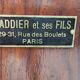 Art Deco buffet by Saddier & Fils in solid rosewood and veneer.