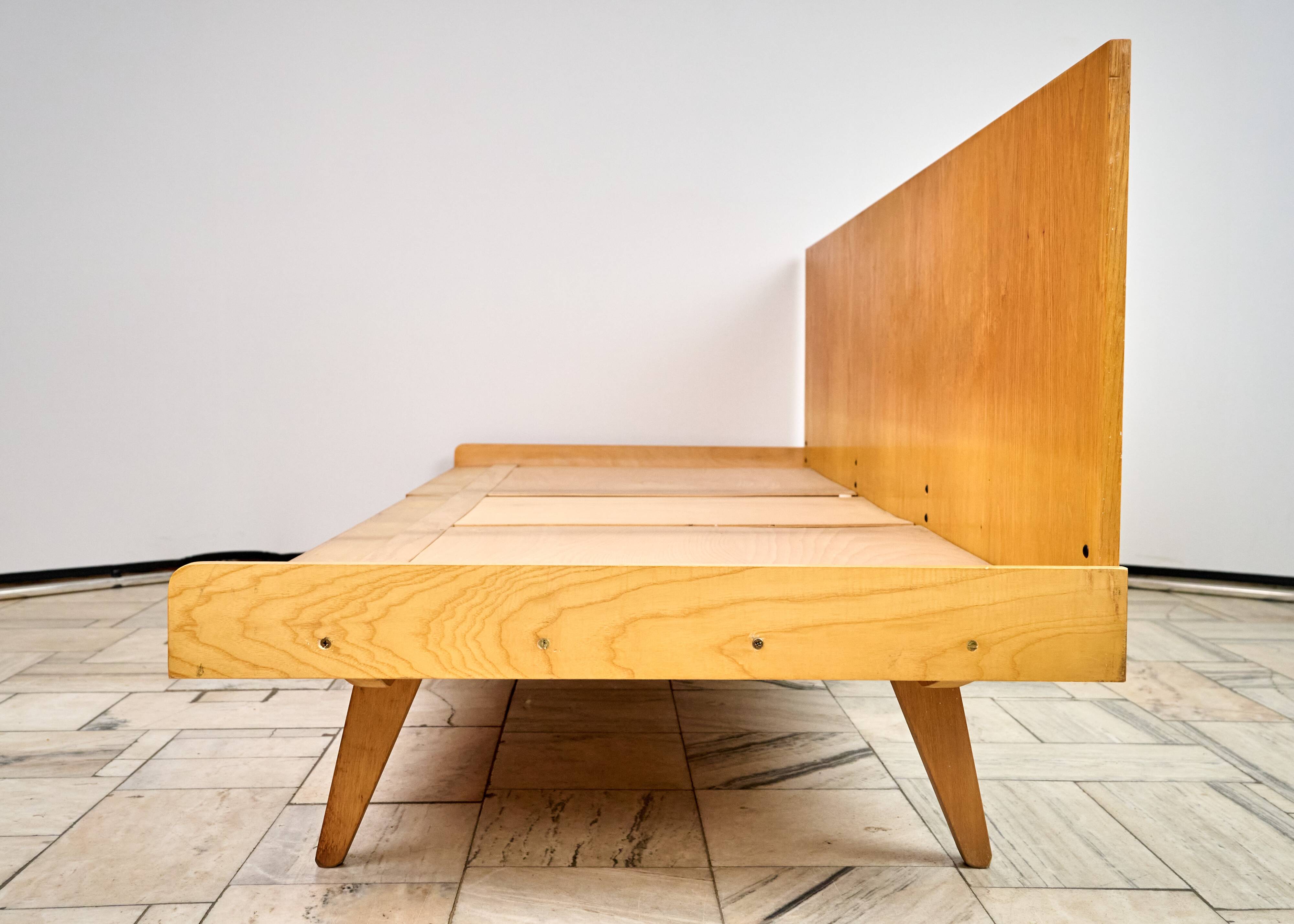 Vintage Modular Corner Sofa Bed with Ottoman, 1960s, Czechoslovakia