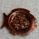 Enameled copper fish bowl