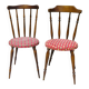 Chairs with splayed legs, vintage models