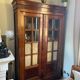 Walnut library louis Philippe XIXth century
