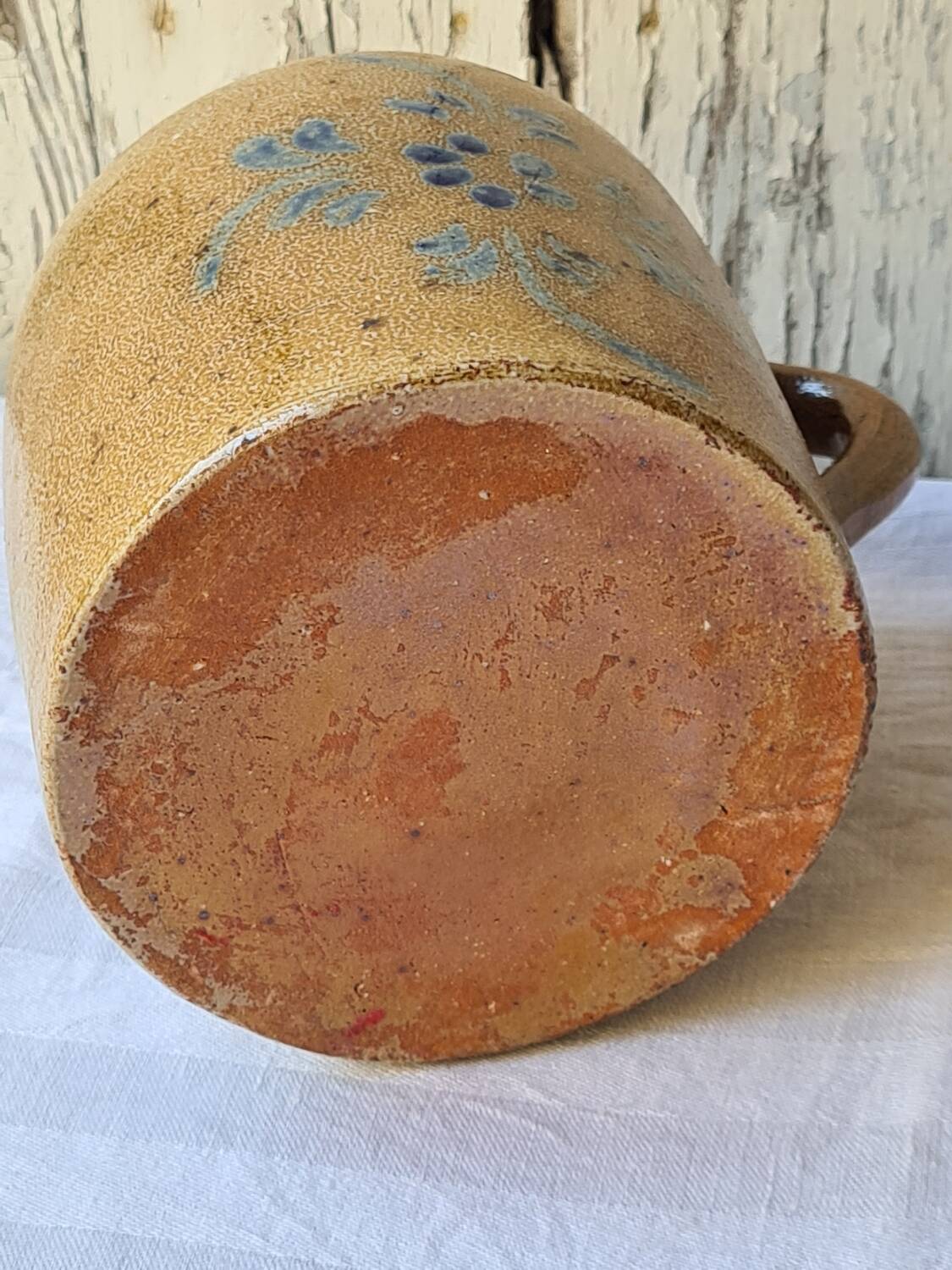 Vase, glazed stoneware pitcher