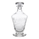 Small antique decanter in engraved Bohemian crystal, early 20th century.